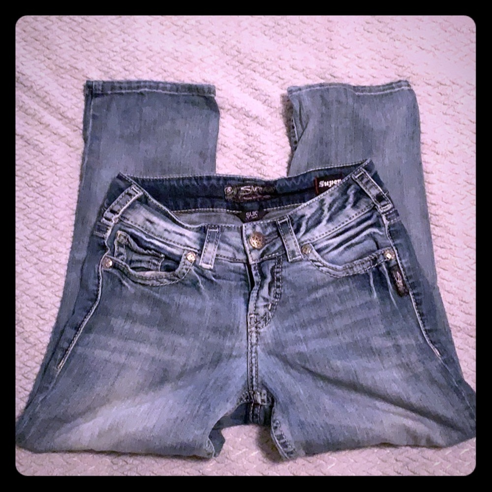 Silver Suki Mid Capri